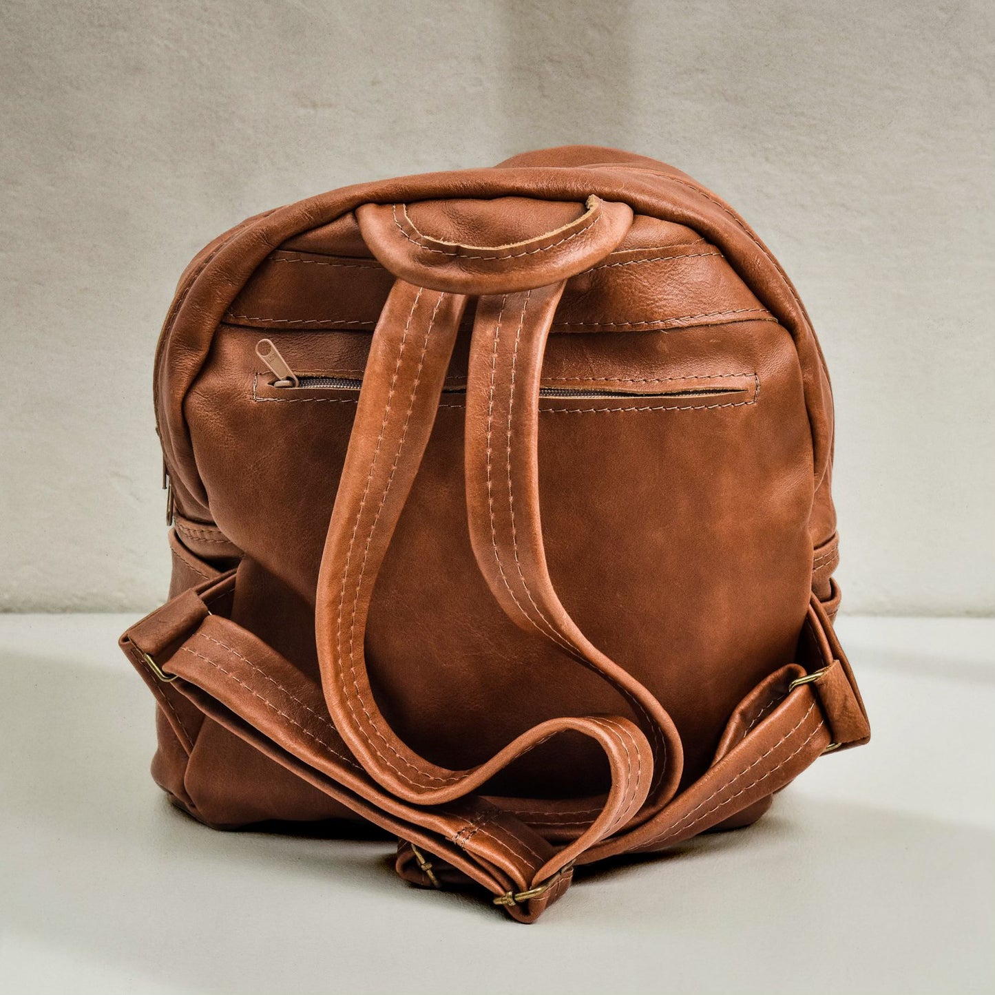 Unisex Leather back pack