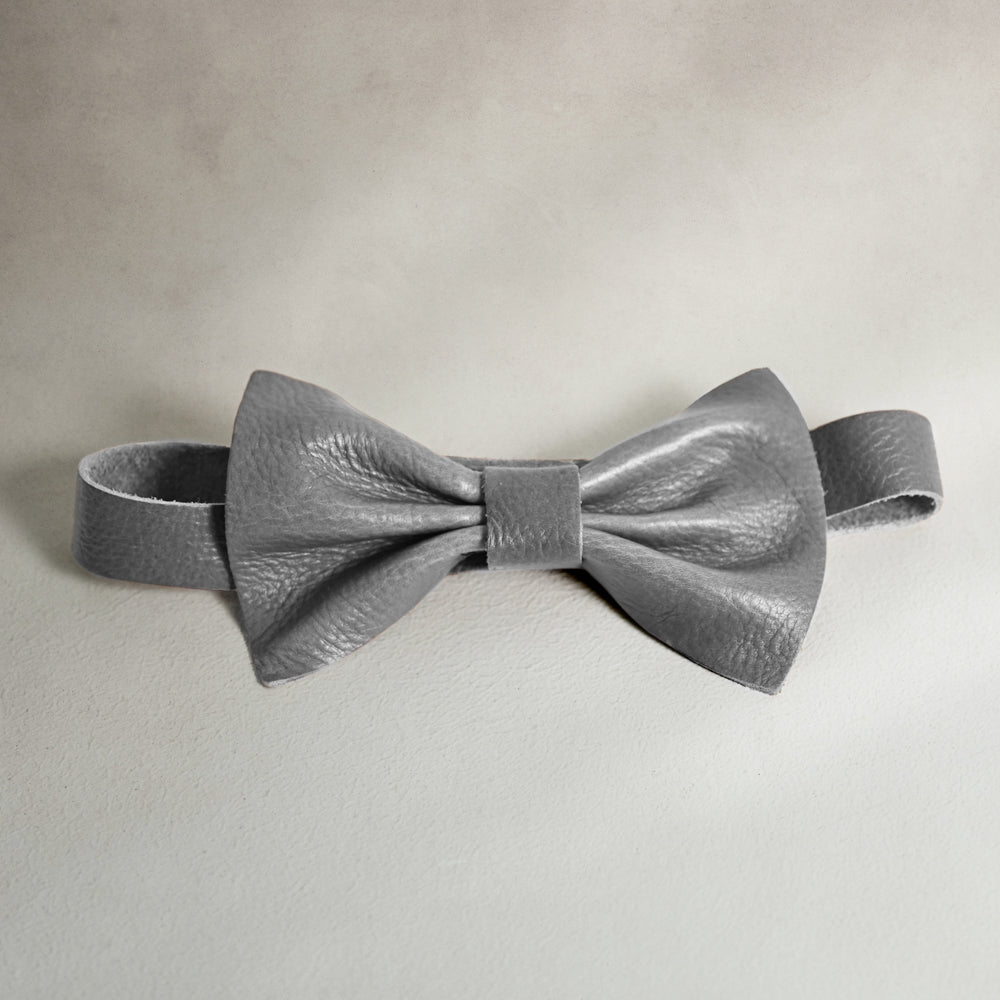 Leather Bow Tie