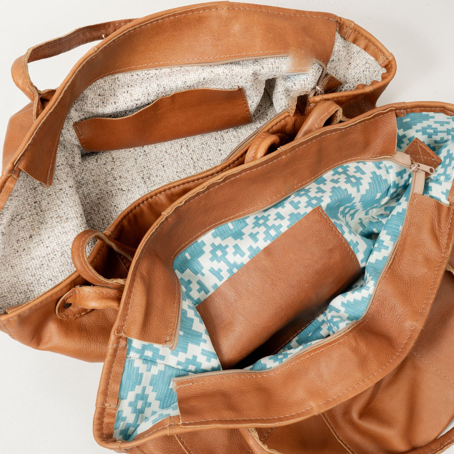 Oversized Leather Tote Bag