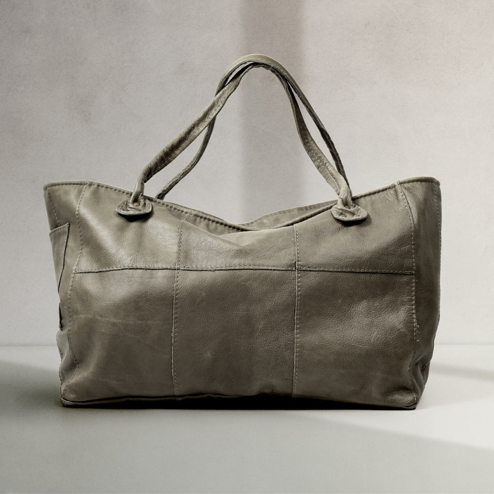 Oversized Leather Tote Bag