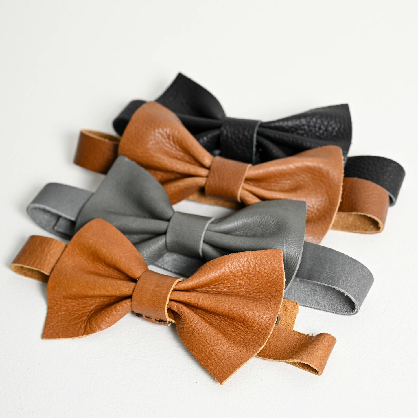 Leather Bow Tie