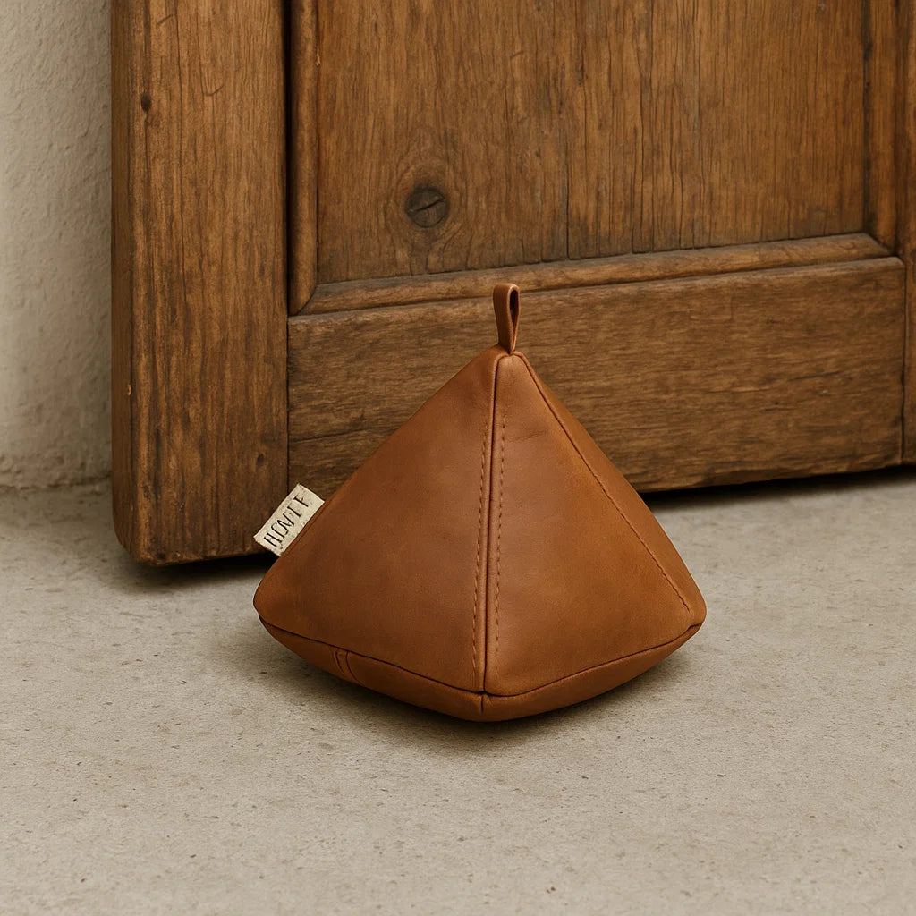 Elegant Leather Door Stopper