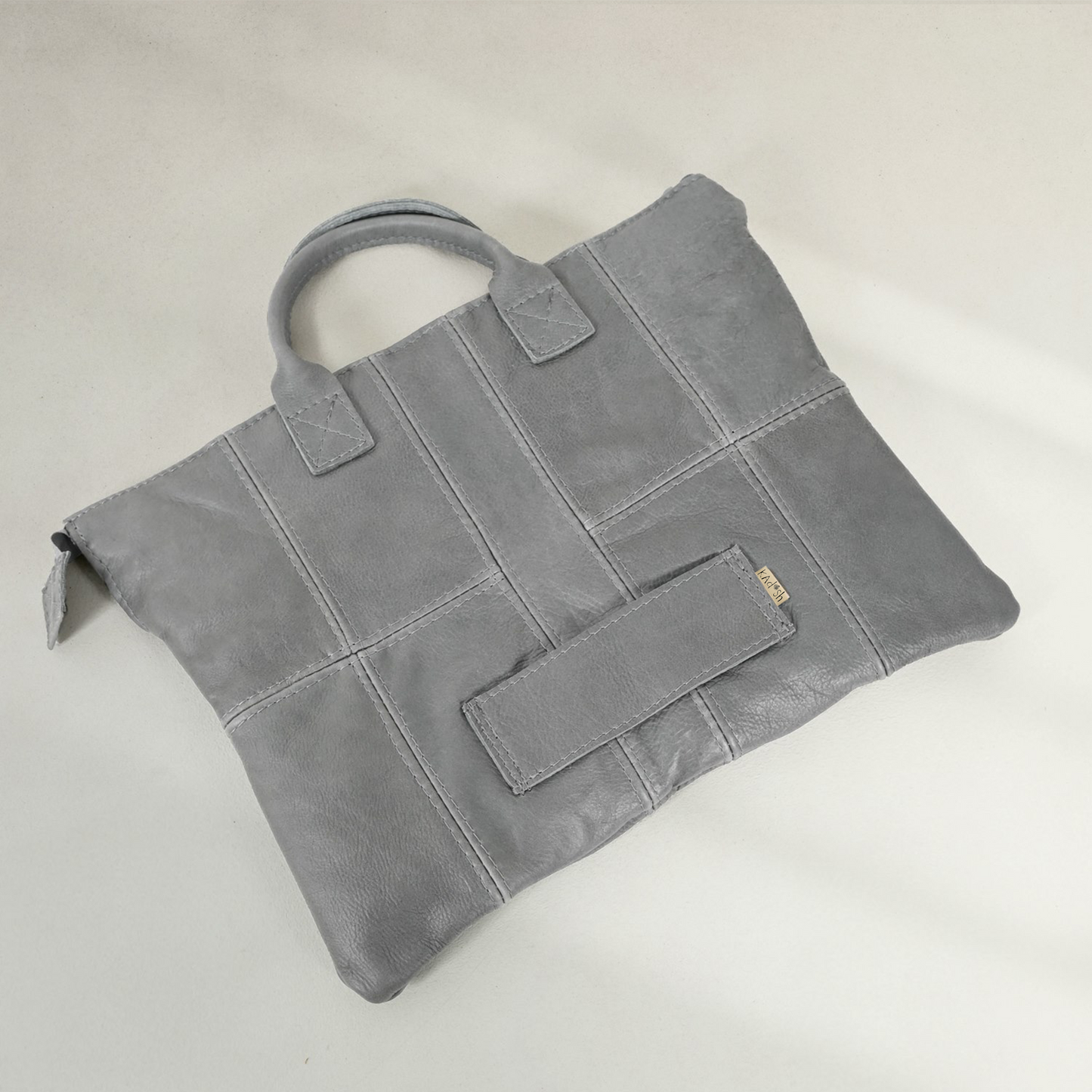 Leather Laptop Pouch with handle