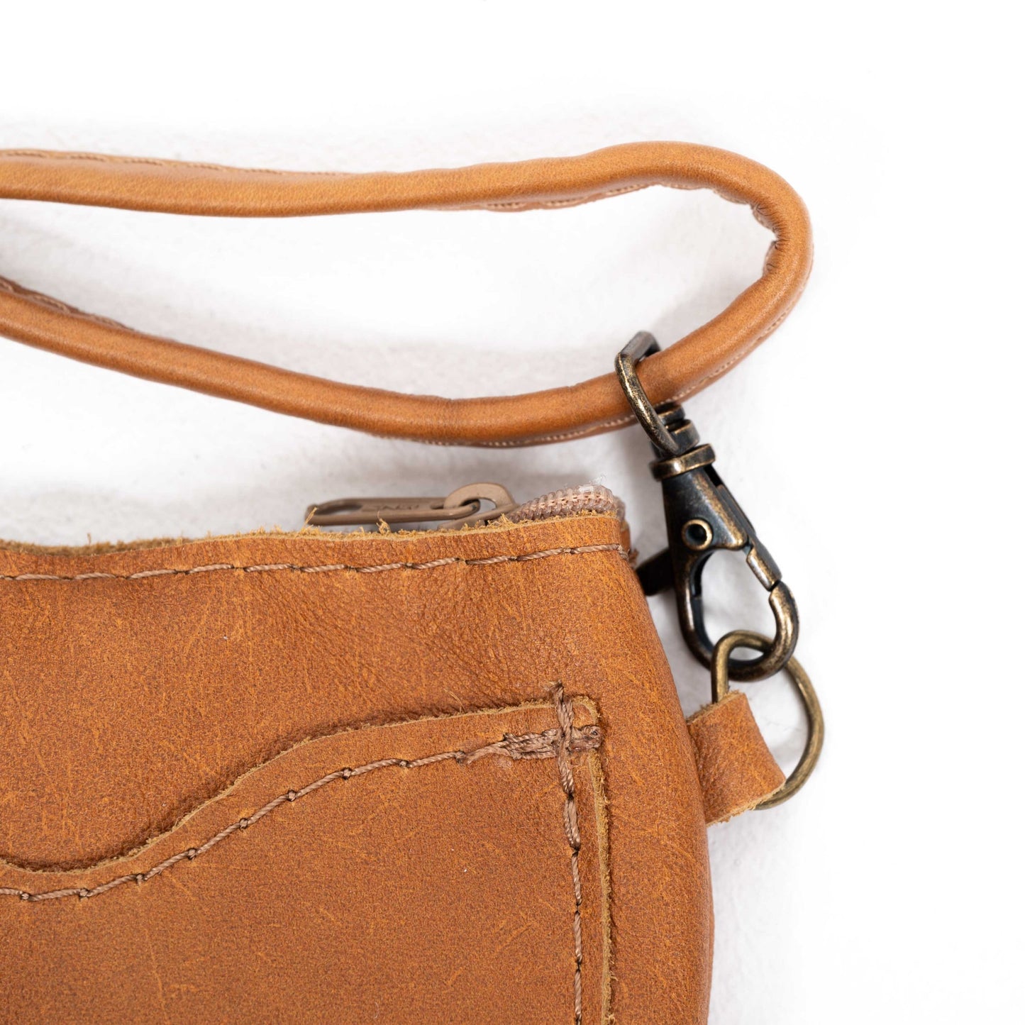 Cross body Leather Cellphone Pouch