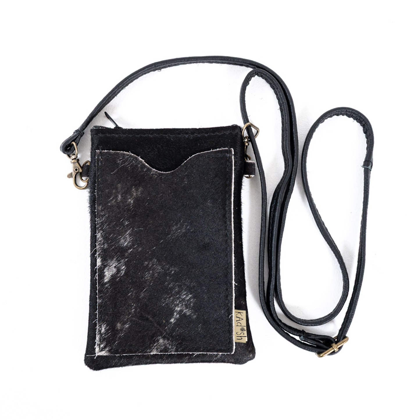 Cross body Leather Cellphone Pouch
