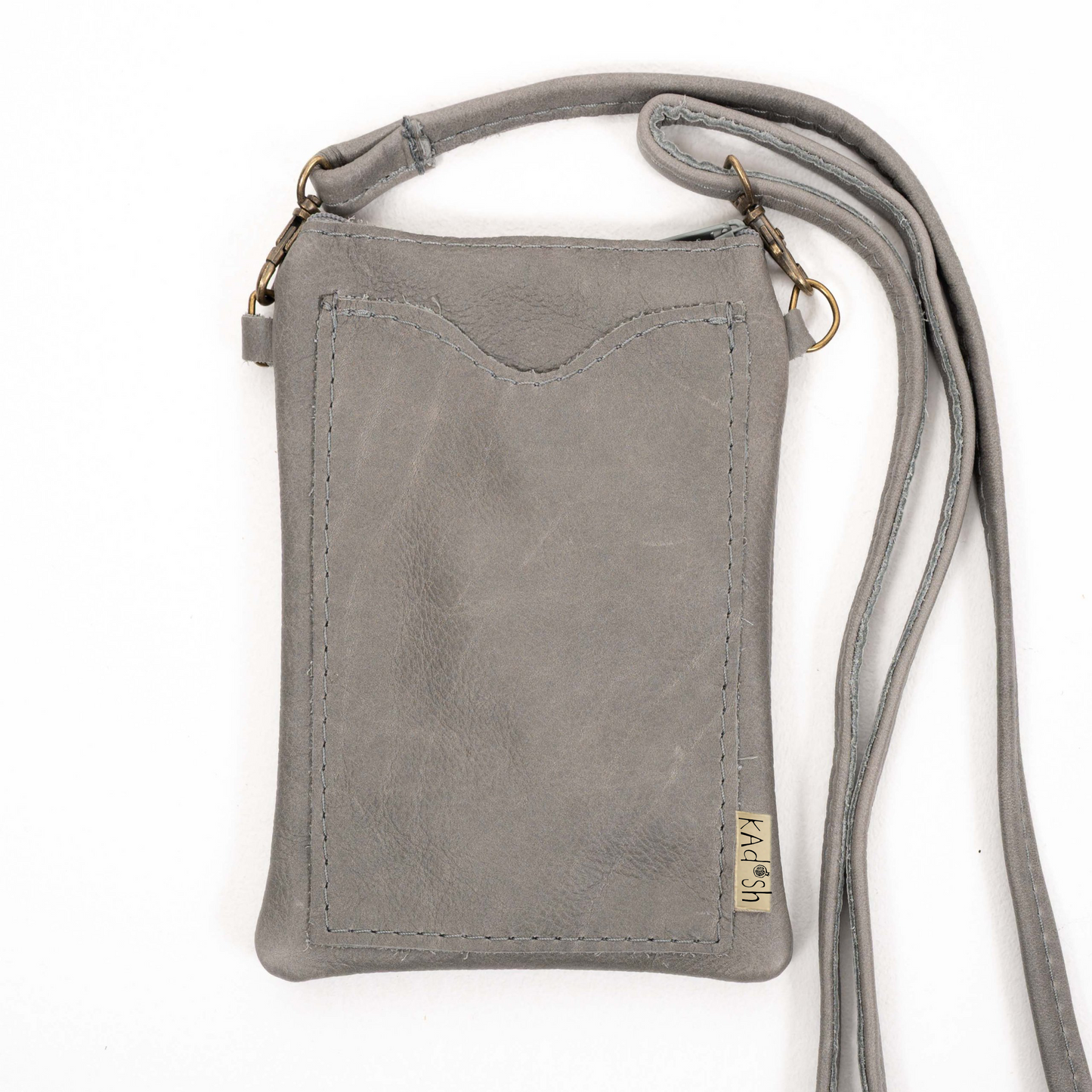 Cross body Leather Cellphone Pouch
