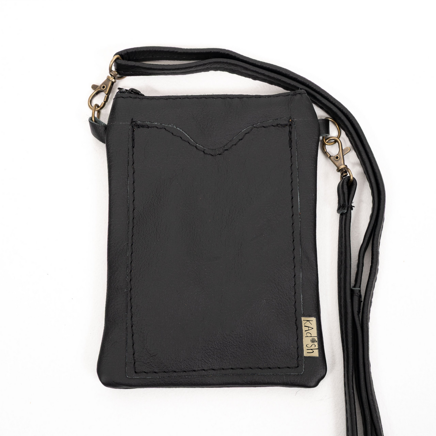 Cross body Leather Cellphone Pouch