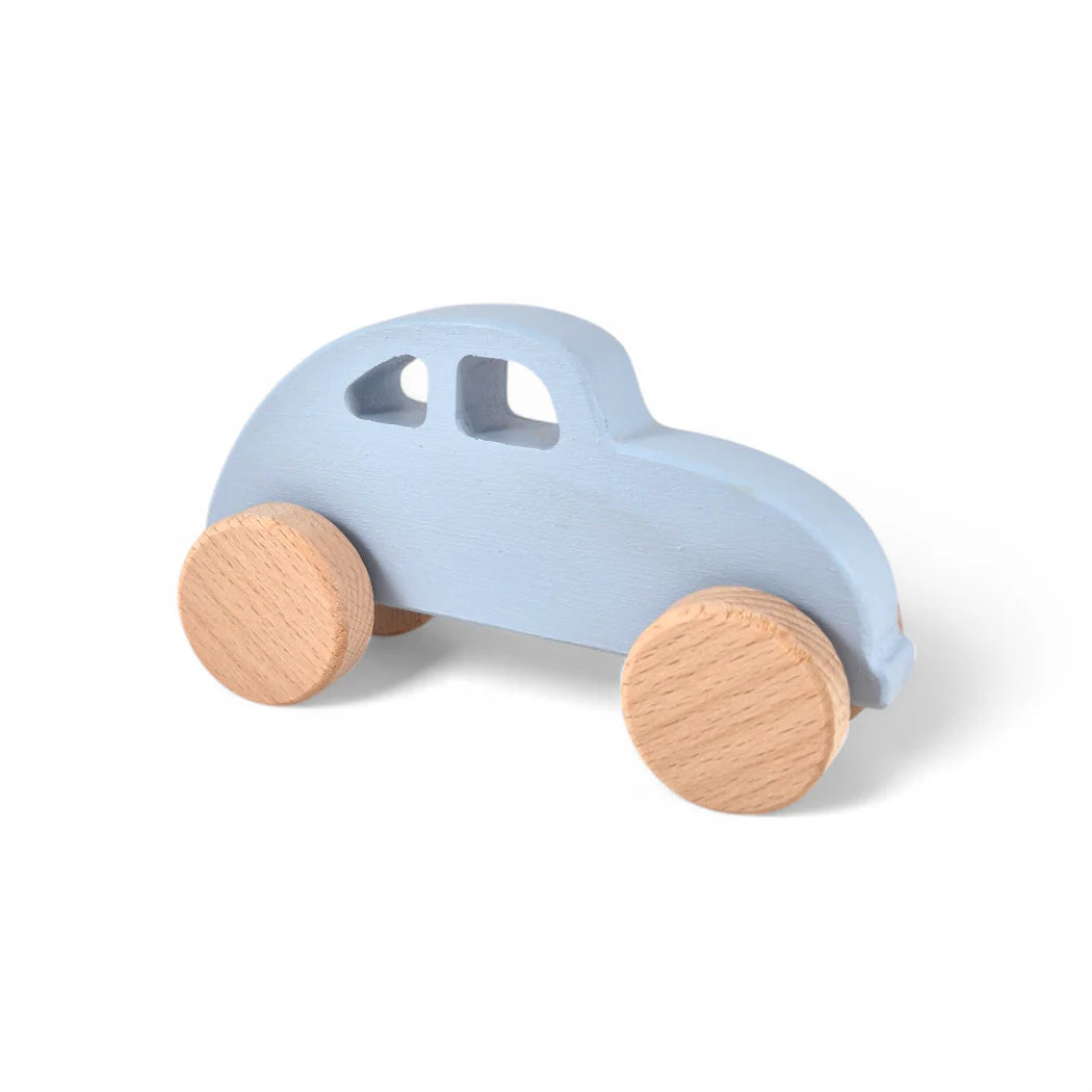Wooden Beetle push and go Car
