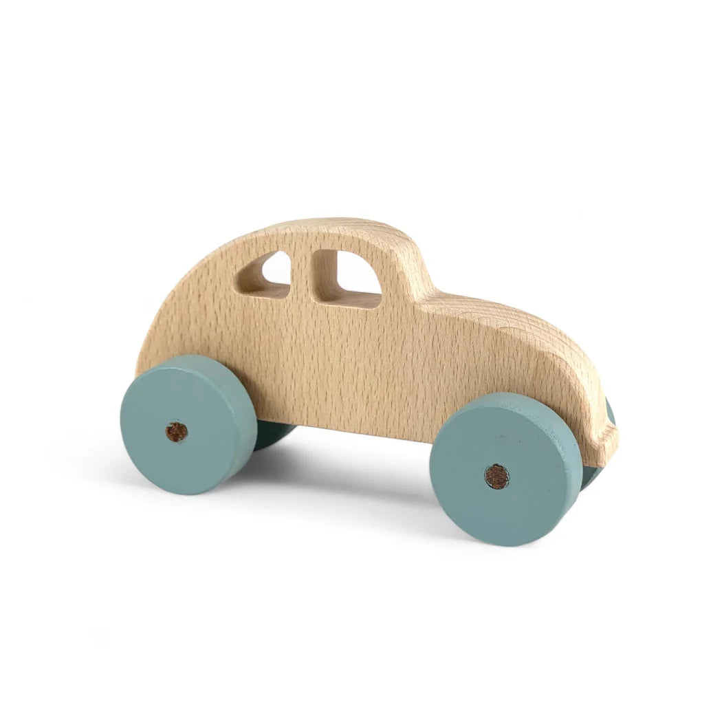 Wooden Beetle push and go Car