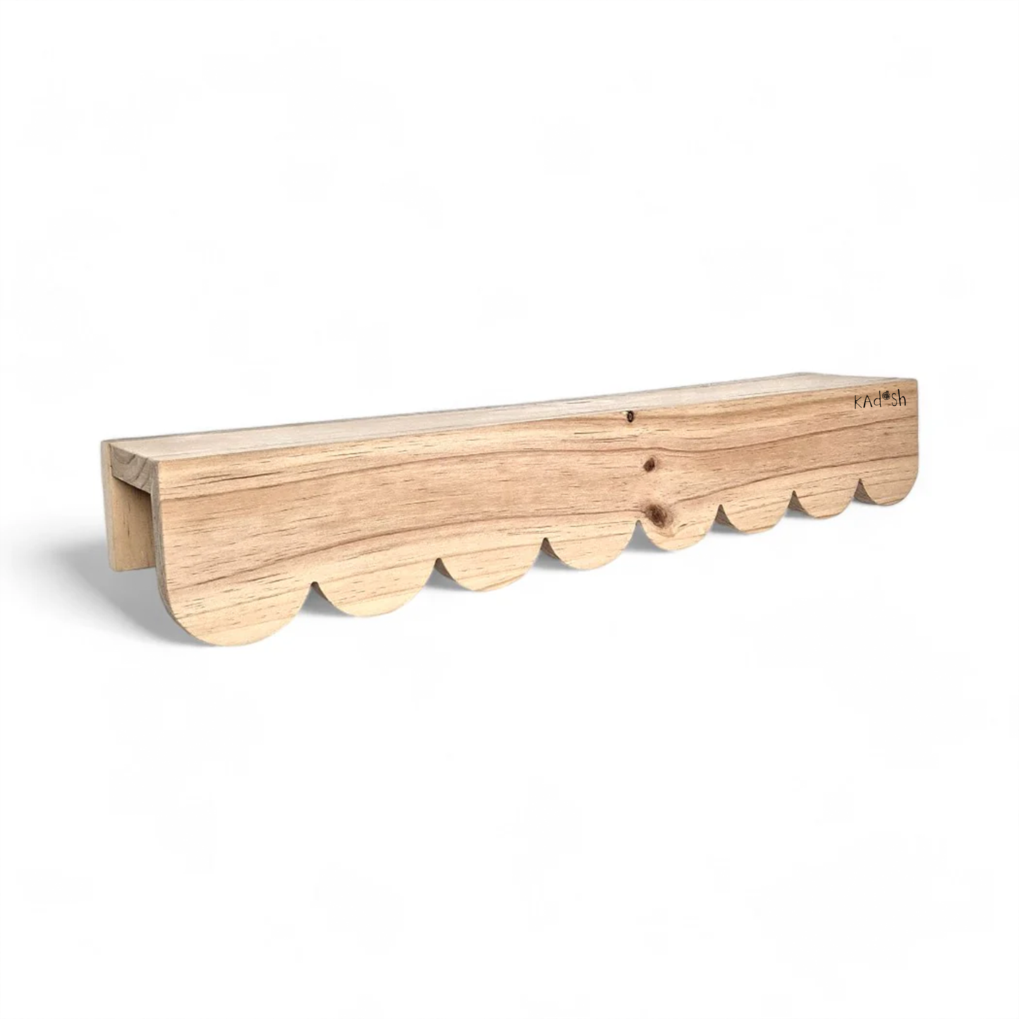 Scalloped Wooden Shelf – Made to Order