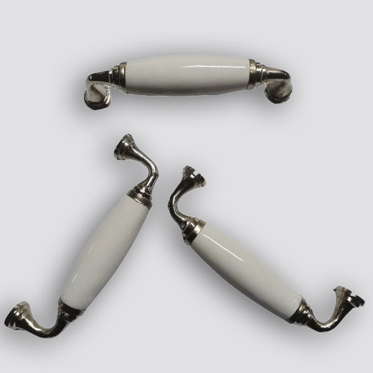 Classic White Ceramic Handles
